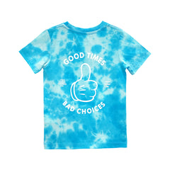 GOOD TIMES BOYS TEE TIEDYE BLUE